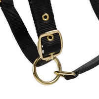 Horse Riding Synthetic Sheepskin Halter for Horse - Black