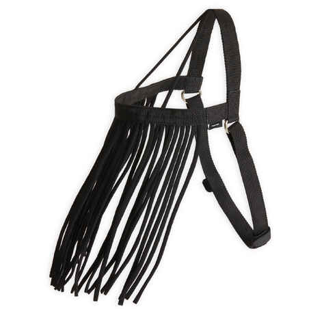 Horse Riding Pasture Fly Fringe for Pony - Black