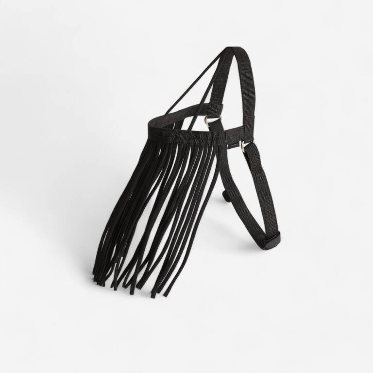 Horse Riding Pasture Fly Fringe for Horse - Black