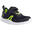 Kinder Sportschuhe Klettverschluss - Actiwalk Super Light schwarz