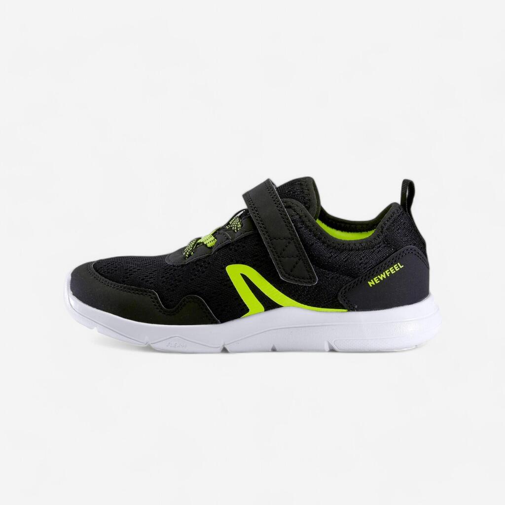 Kids' Rip-Tab Trainers Actiwalk Super Light - Black