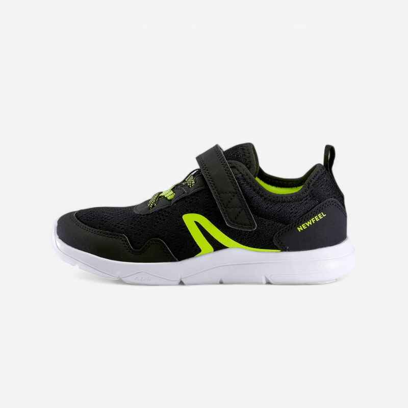 Kids' Rip-Tab Trainers Actiwalk Super Light - Black