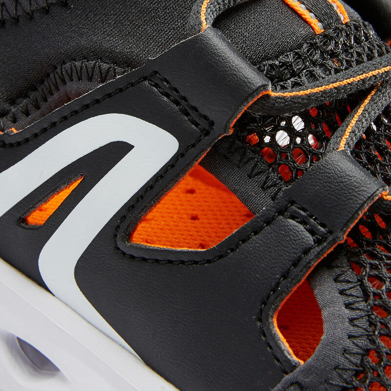 Sportieve sneakers voor kinderen PW500 Fresh zwart/oranje
