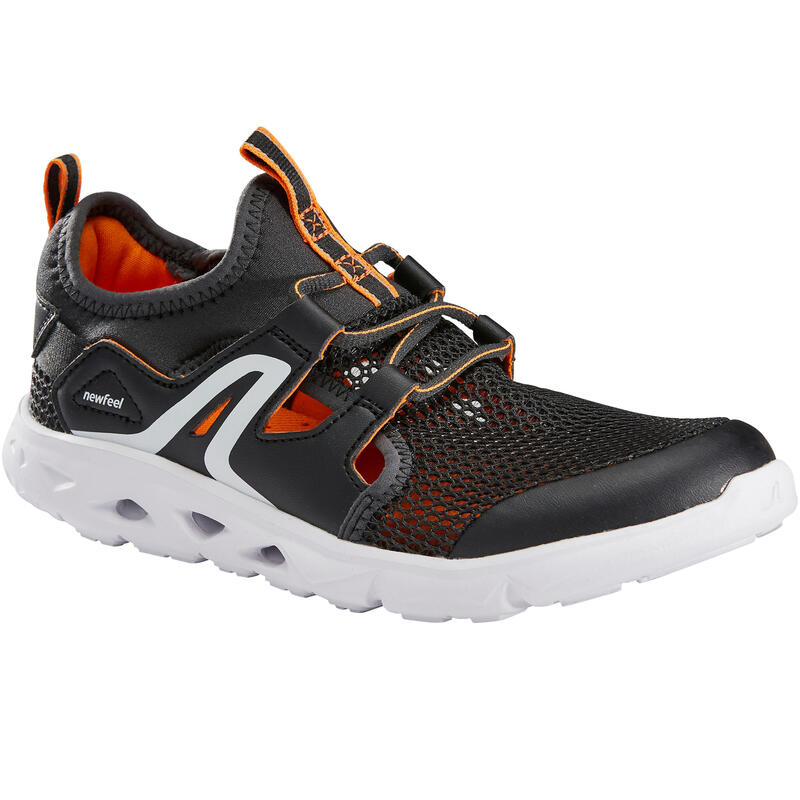 Baskets à enfiler enfant - PW 500 fresh noires du 28 au 39