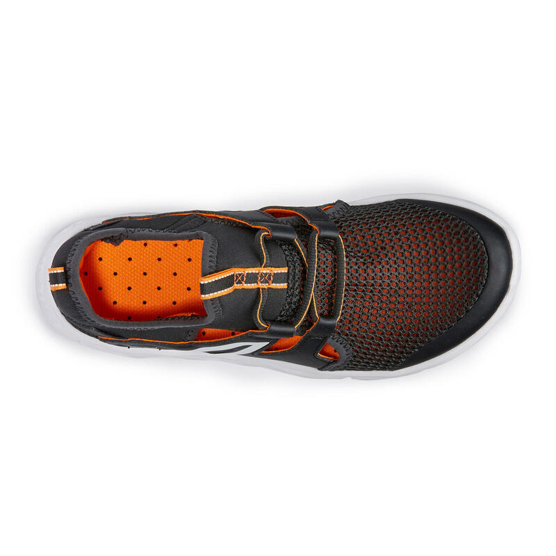 Sportieve sneakers voor kinderen PW500 Fresh zwart/oranje