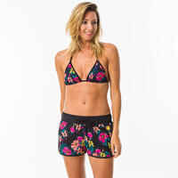 Women's boardshorts with elastic waistband and drawstring TINI TOMEI