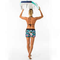 Women's boardshorts with elastic waistband and drawstring TINI BOTAN