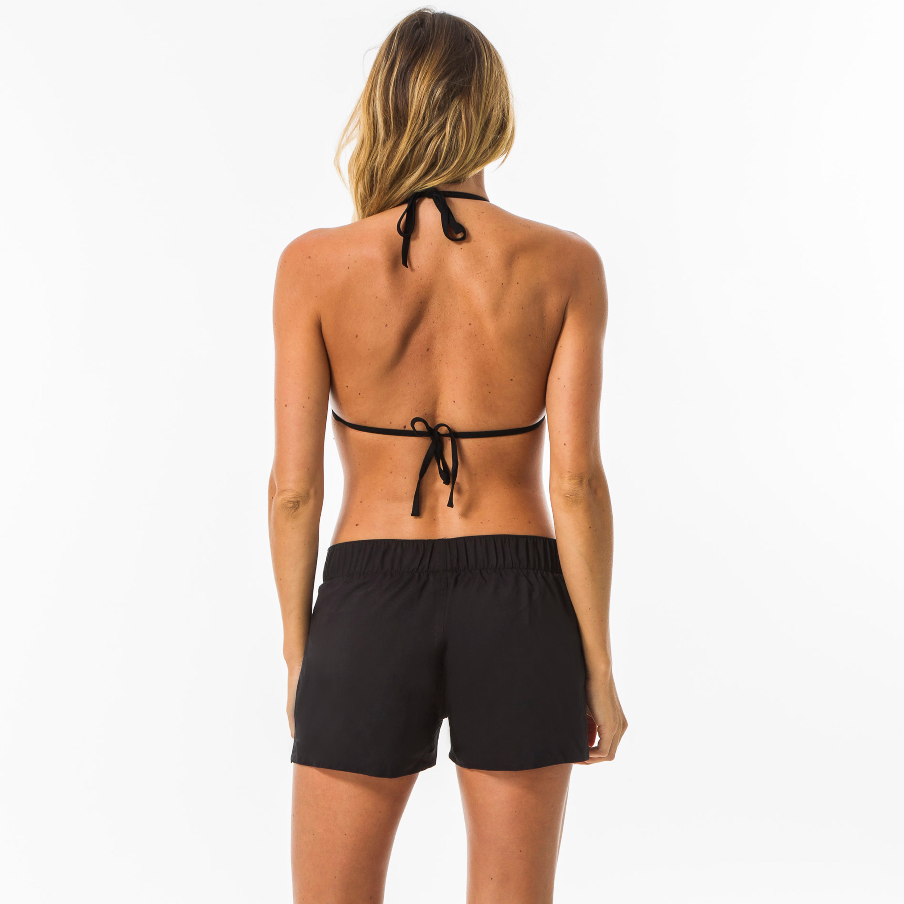 SHORT DE BAIN FEMME TANA NOIR - OLAIAN