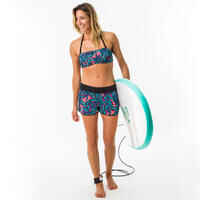 Women's boardshorts with elastic waistband and drawstring TINI WAKU