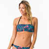 Bandeau swimsuit top LAURA WAKU with removable padded cups