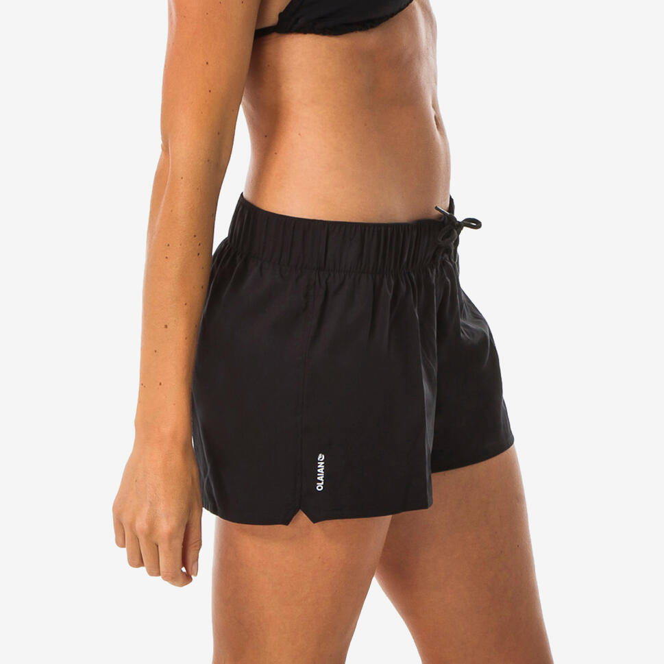 BOARDSHORT FEMME TANA NOIR OLAIAN Decathlon