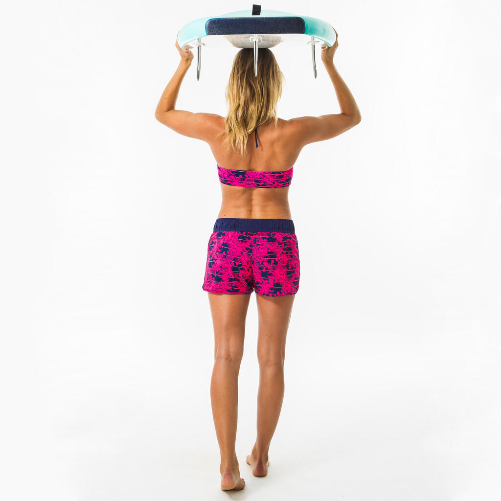 Women's bandeau swimsuit top with removable neck tie LORI WAKO