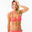 Haut de maillot de bain femme triangle coulissant MAE CORAIL