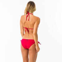 Bikini-Hose Damen seitlich gebunden Sofy rot