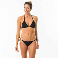 Top bikini Mujer triángulo negro