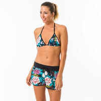 Women's boardshorts with elastic waistband and drawstring TINI BOTAN