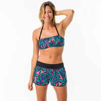 Bañador Short Mujer Surf Tini Waku Cintura Elástica + Cordón Ajuste