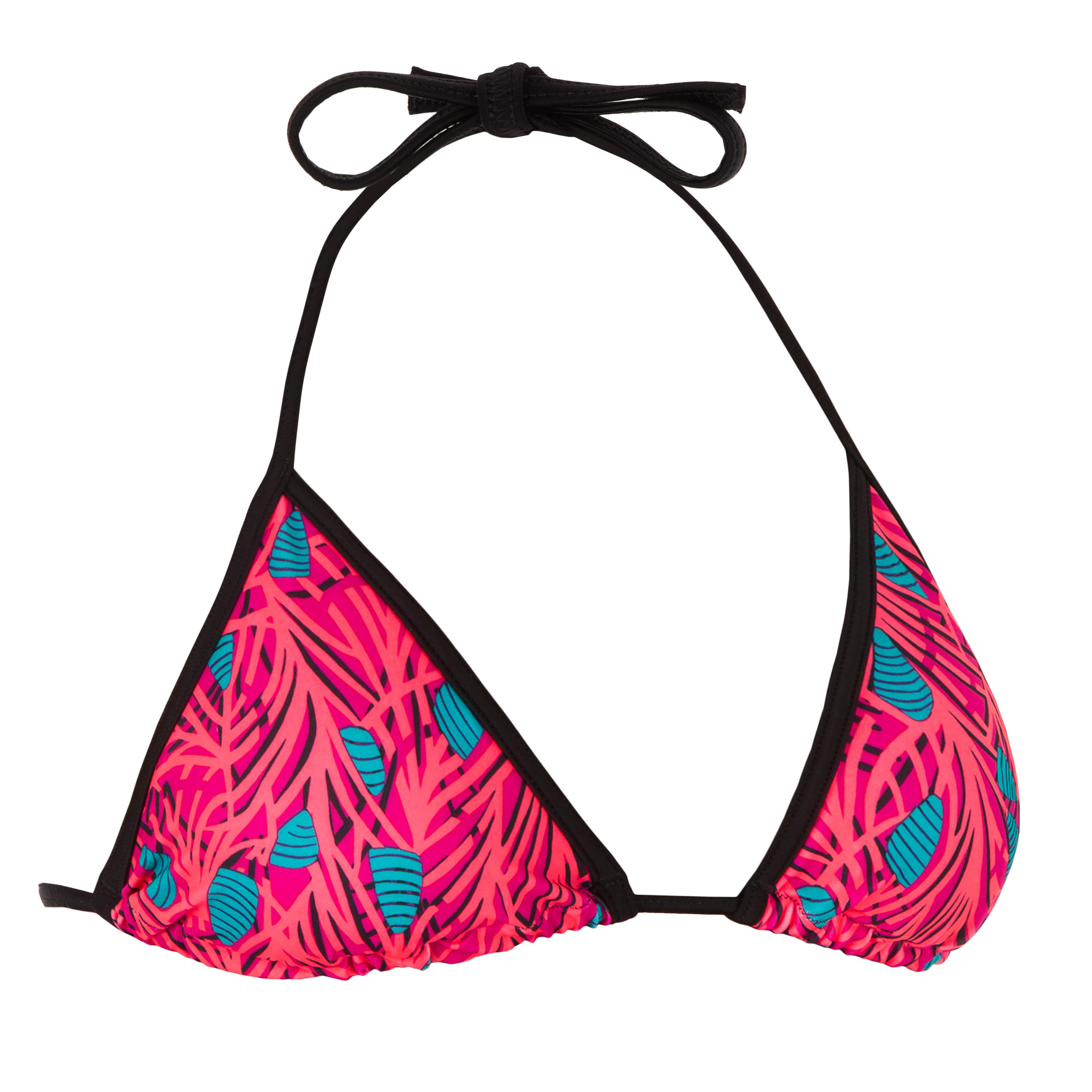 WOMEN'S SLIDING TRIANGLE SWIMSUIT TOP 
REMOVABLE PADDED CUPS MAE HOSU 2/9