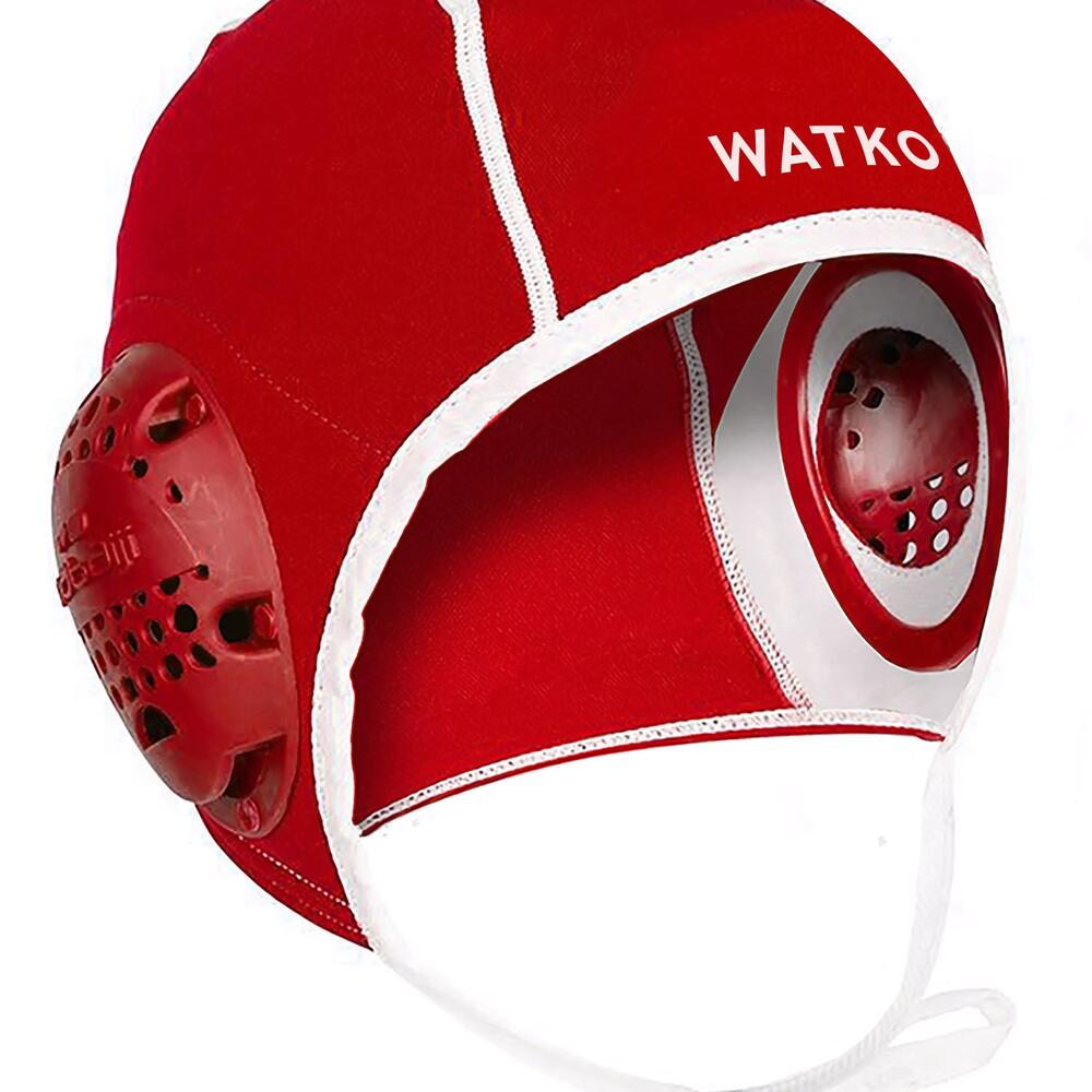 Erwachsene Wasserball-Kappe - 500 WP rot