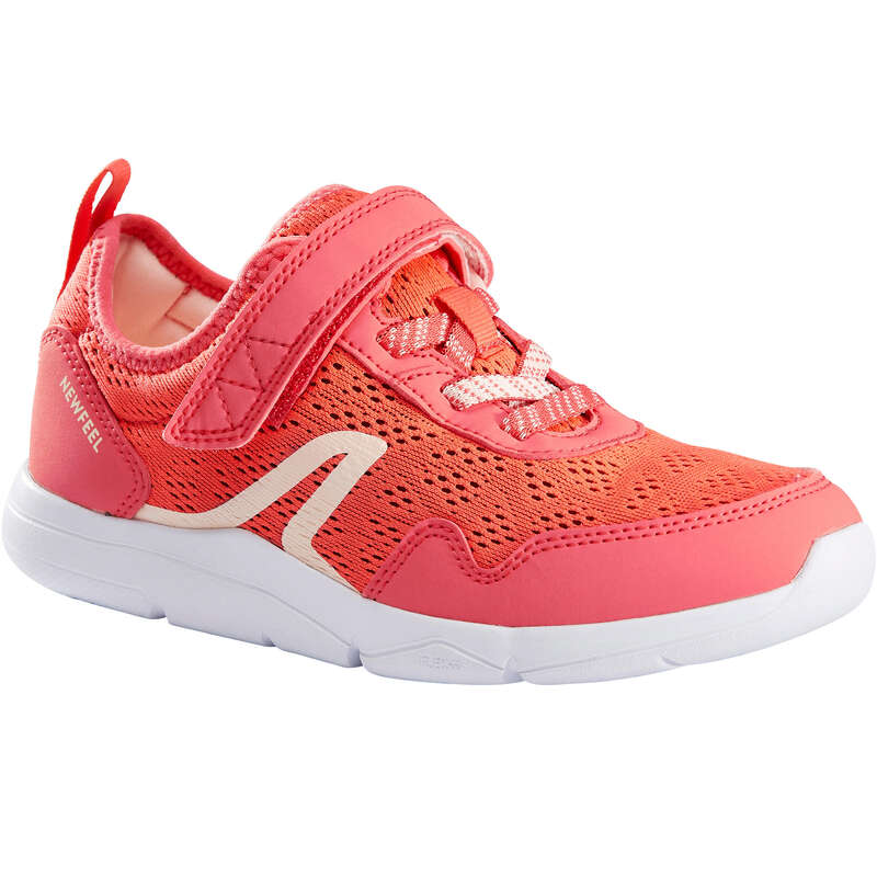 pink walking sneakers