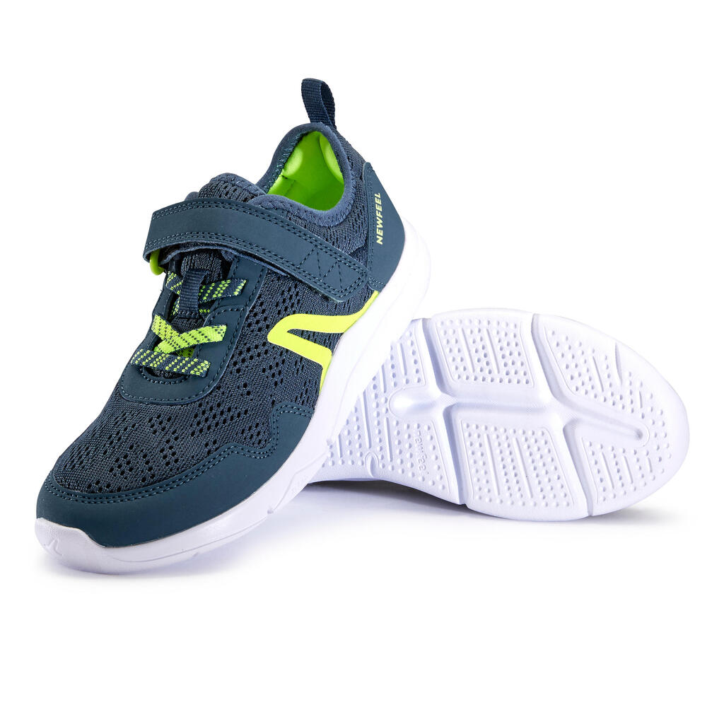 Detská obuv Actiwalk Super-light na športovú chôdzu sivo-zelená