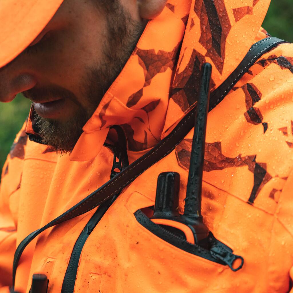 Jagdjacke / Regenjacke SUPERTRACK 900 light strapazierfähig orange 