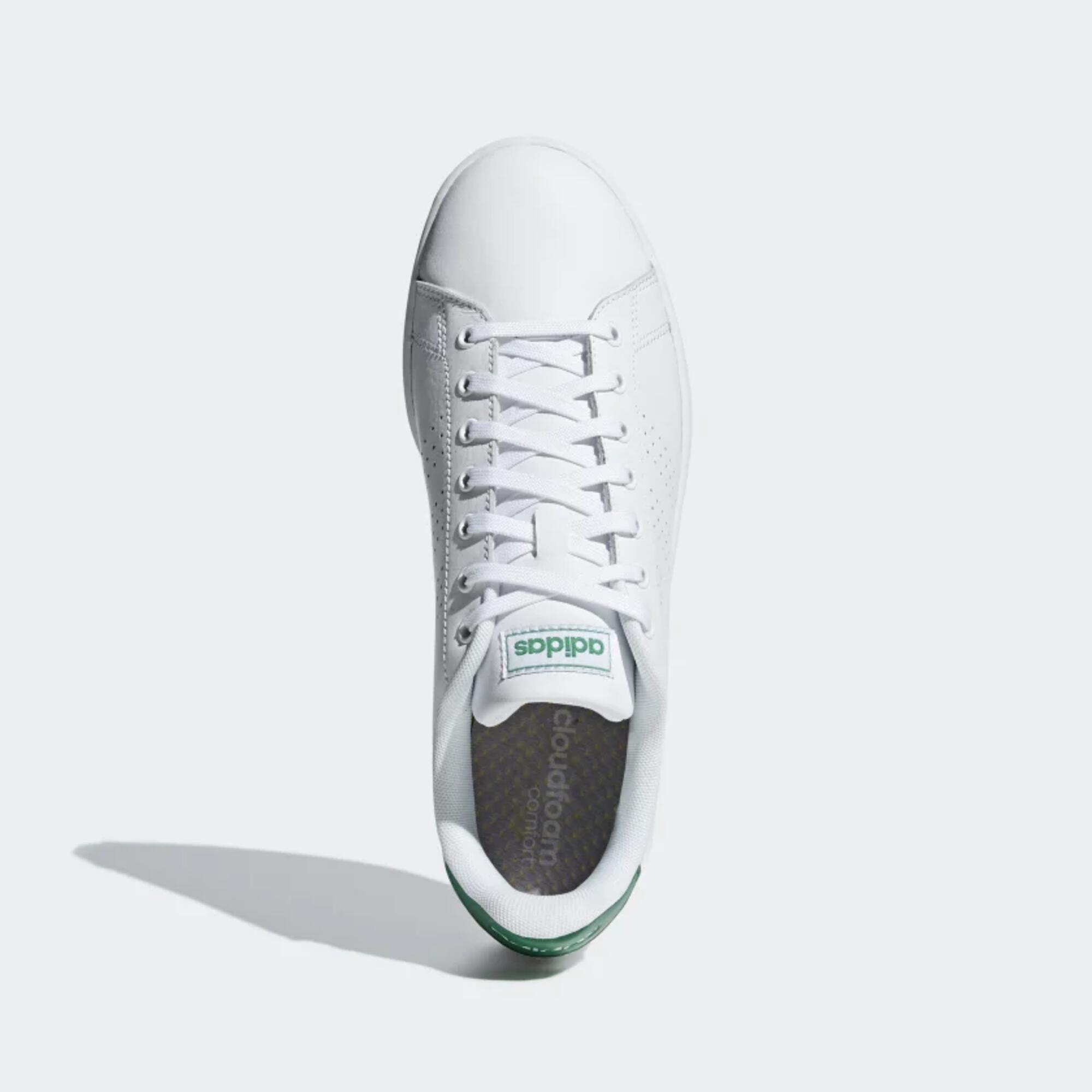 Gebraucht - Adidas Sportschuhe Kinder Schnürsenkel - Advantage weiss 12/18