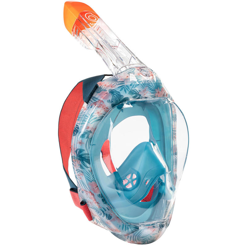 Mască easybreath snorkeling la suprafață Gri - fără husă Adulți