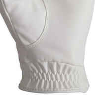 Women's Horse Riding Gloves 500 - White