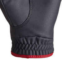 Women's Horse Riding Gloves 500 - Navy/Raspberry