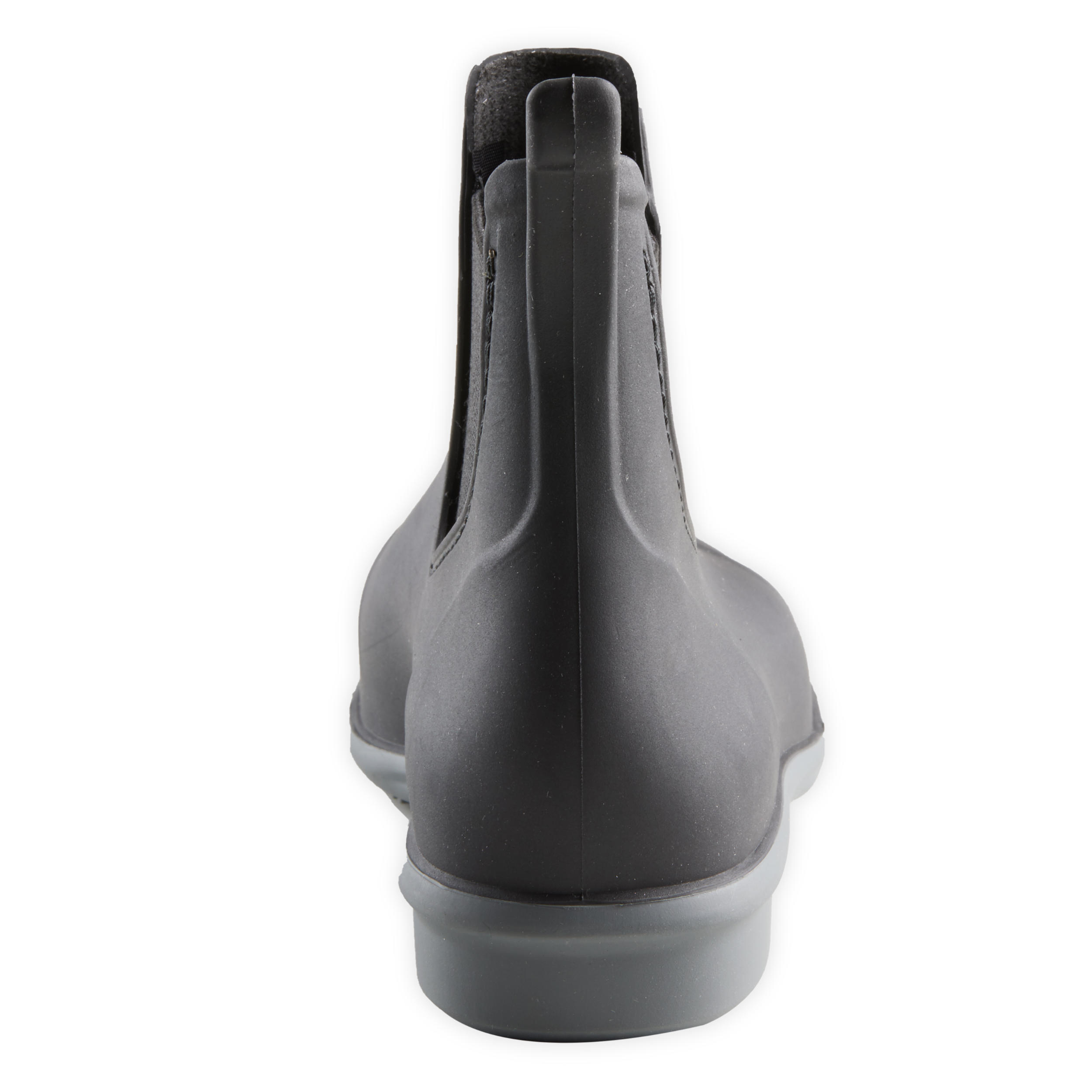 Boots d'équitation enfant - 100 noir/gris - FOUGANZA