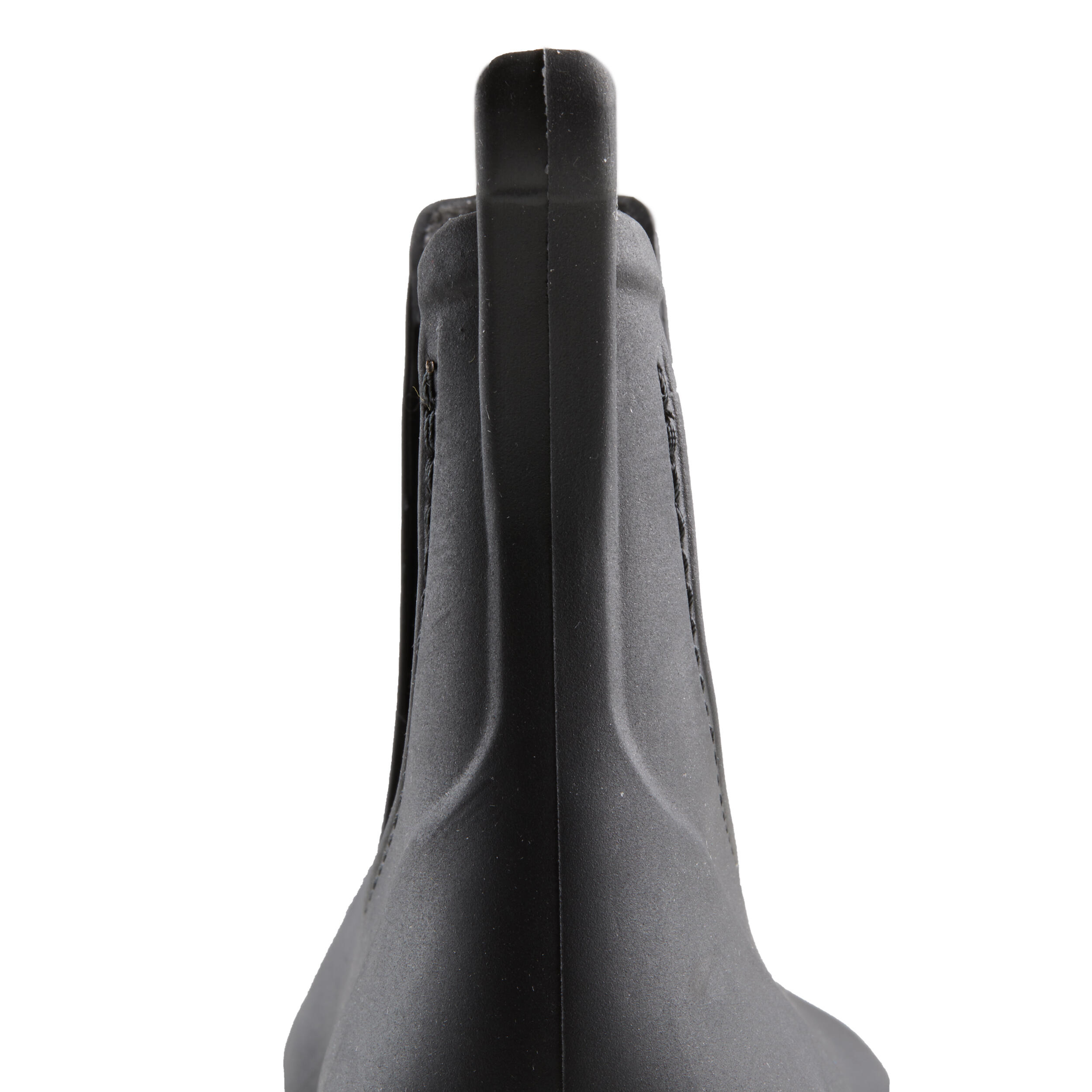 Boots d'équitation enfant - 100 noir/gris - FOUGANZA