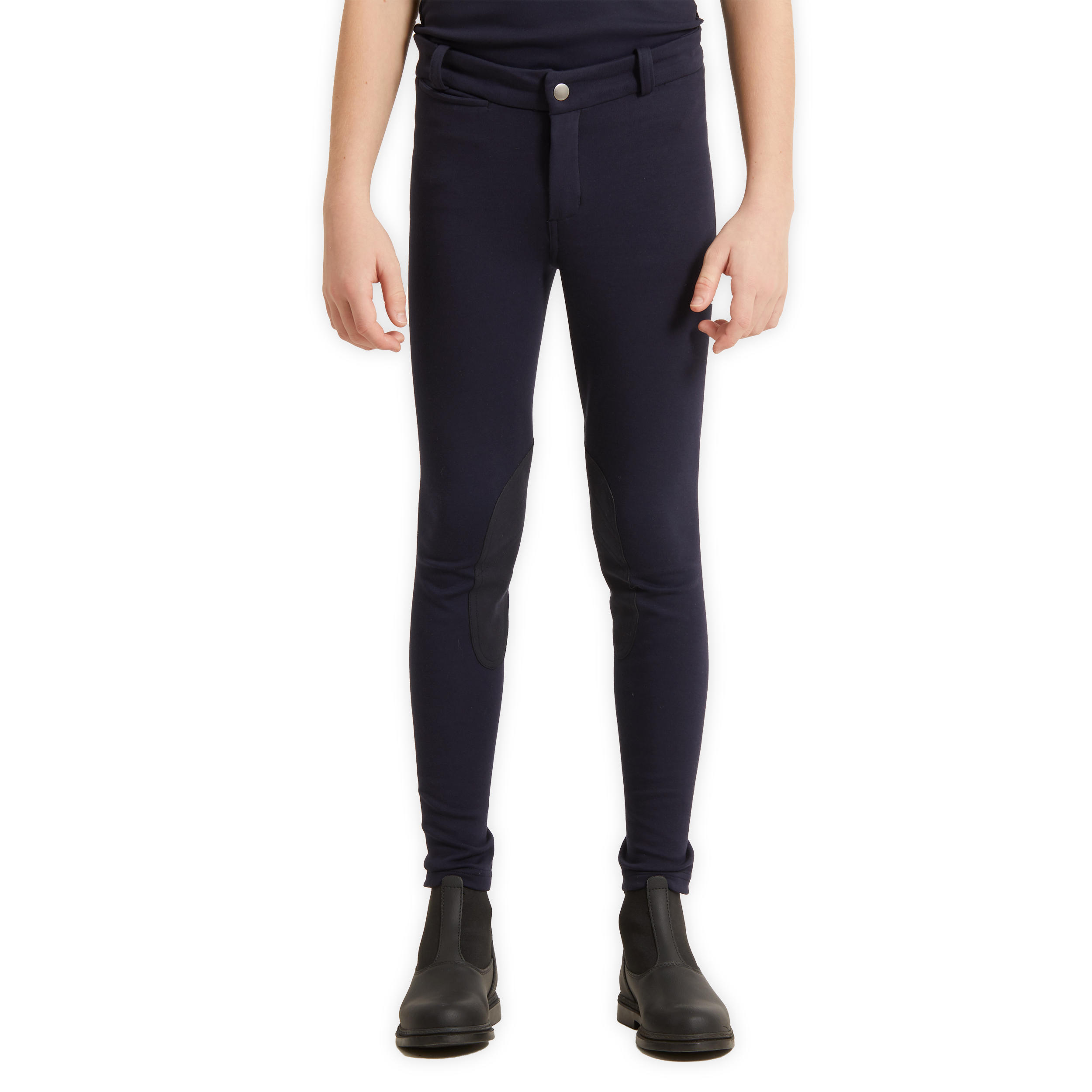 FOUGANZA Rijbroek voor kinderen 140 zitvlak marineblauw