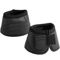 Horse and Pony Set of 2 Open Overreach Boots 500 - Black