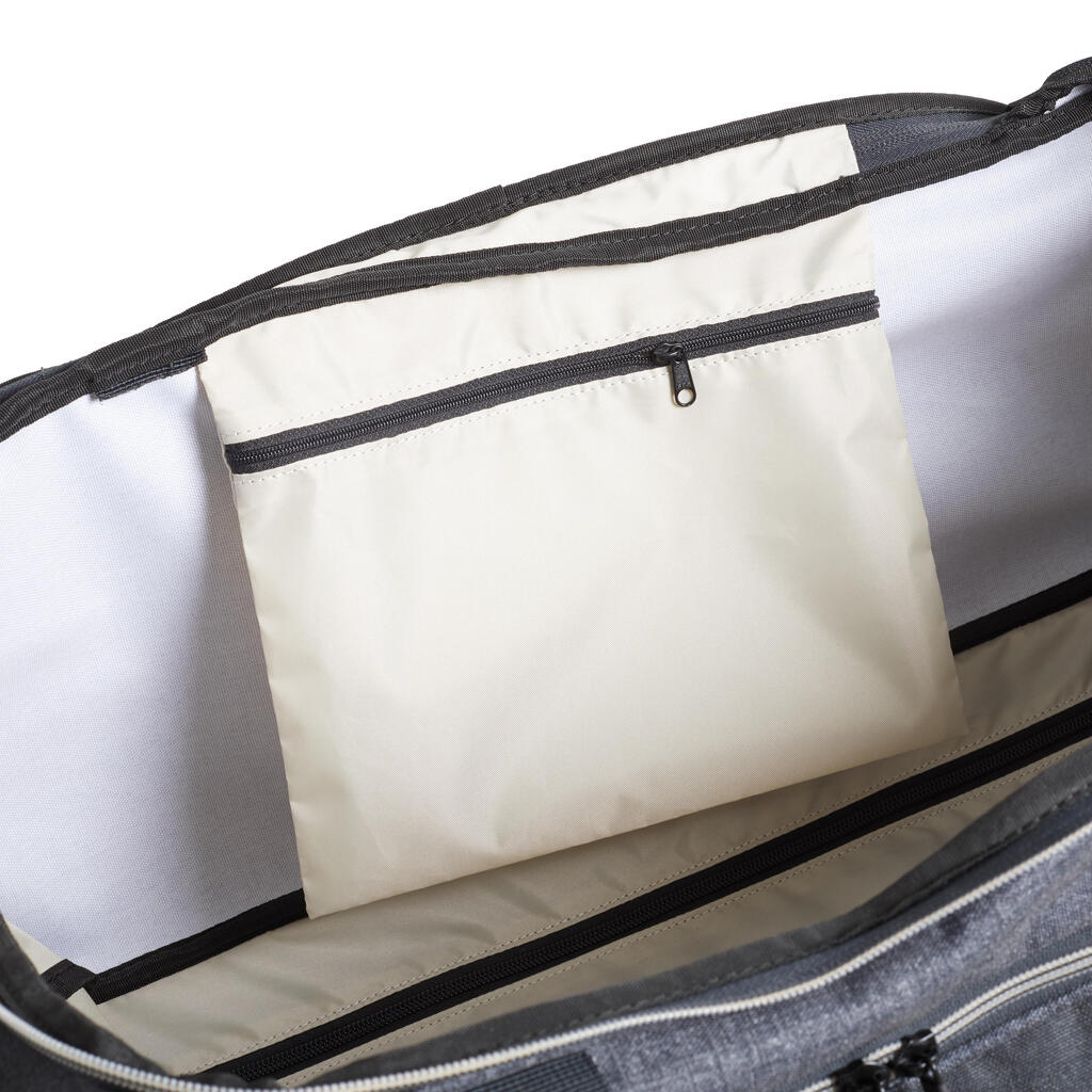 Horse Riding Trolley Bag 80 Litres - Grey/Beige