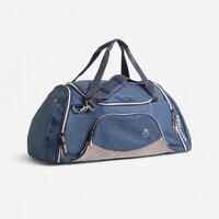 Horse Riding Equipment Bag Duffle 55 Litres - Dark Blue/Pink.