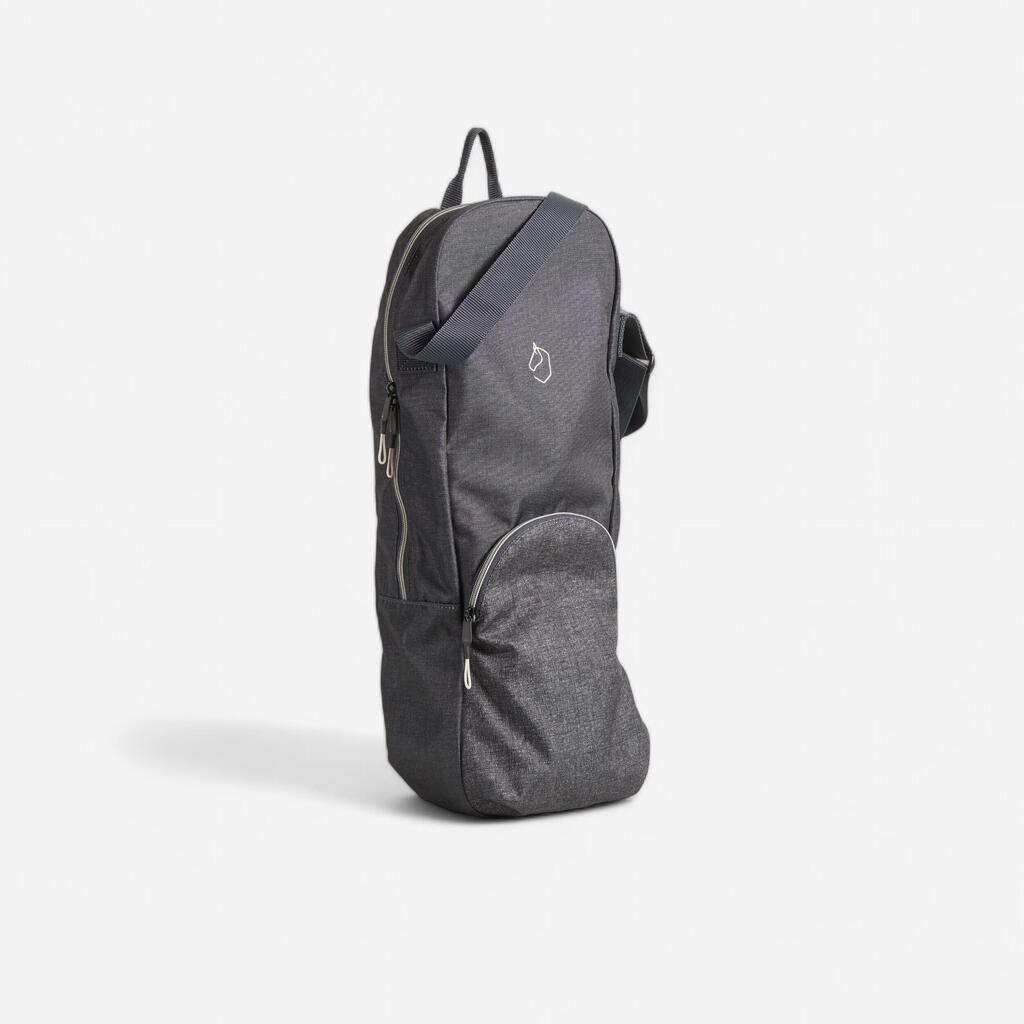 Horse riding bridle bag - grey