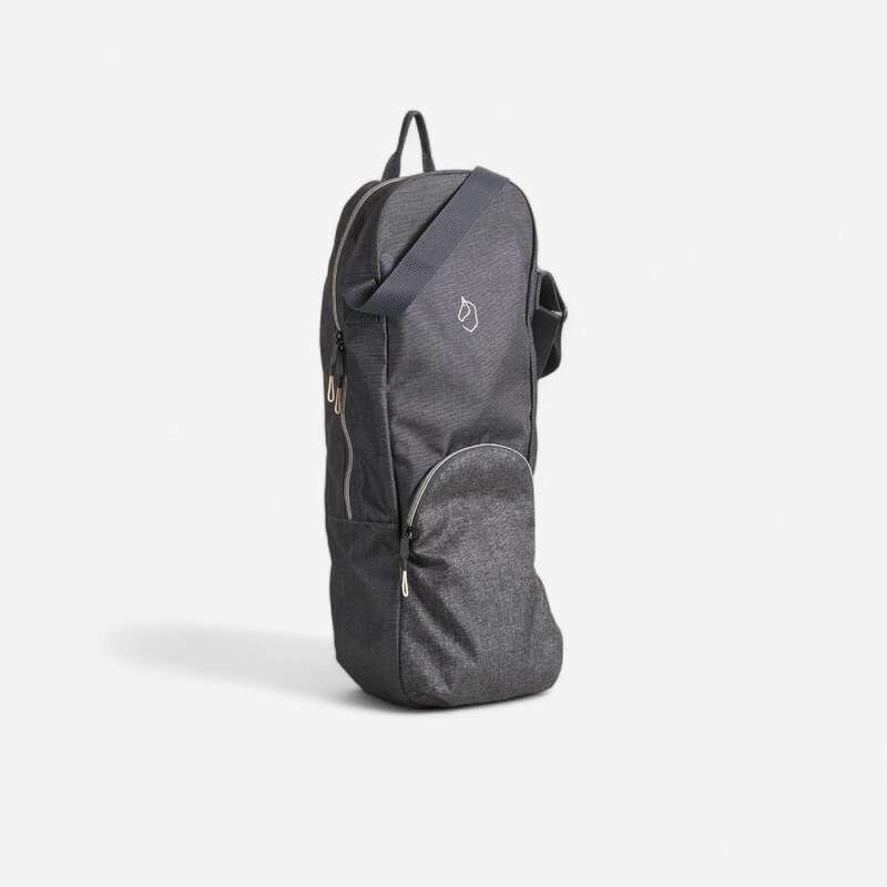 FOUGANZA Horse Riding Bridle Bag Grey Decathlon