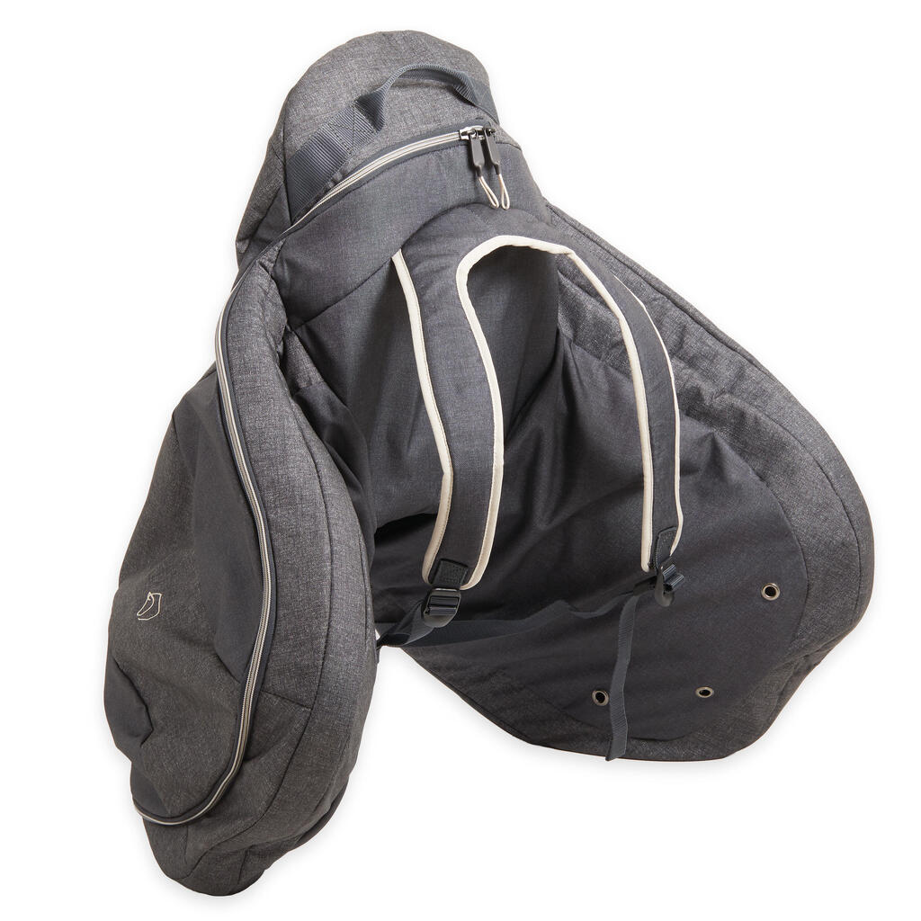 Horse Riding Saddle Bag - Grey