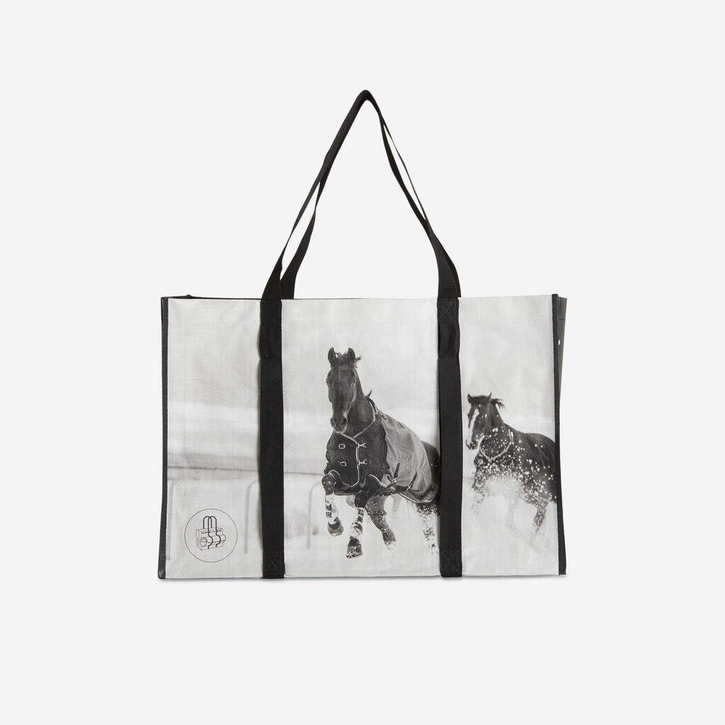Oversized grooming tote bag