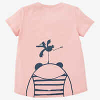 Kids' Unisex Cotton Multisport T-Shirt - Pink