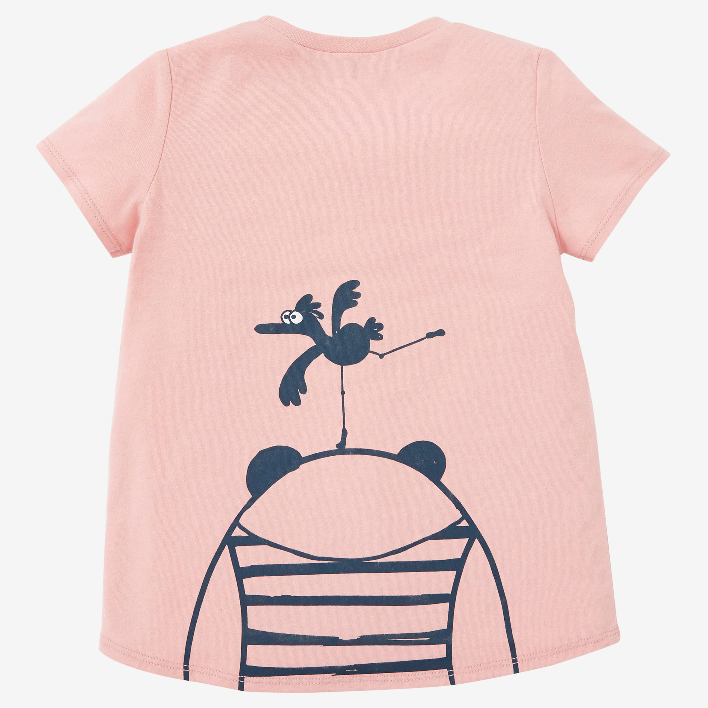 Kids' Unisex Multisports Cotton T-Shirt - Pink 3/4