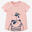 T-shirt enfant coton - Basique Rose