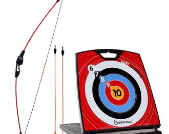 CONJUNTO DE TIRO COM ARCO SOFTARCHERY 100