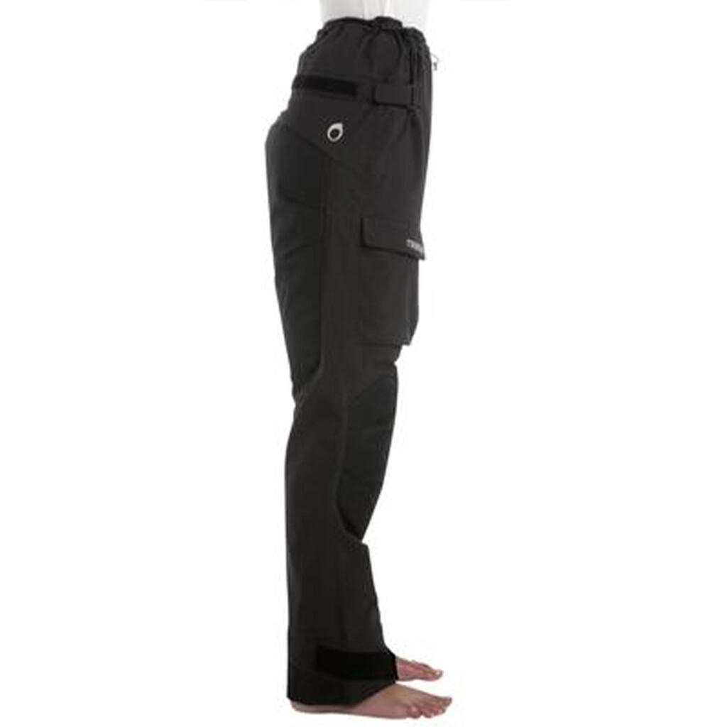 Дамски непромокаем горен панталон OFFSHORE 900, за плаване, черен