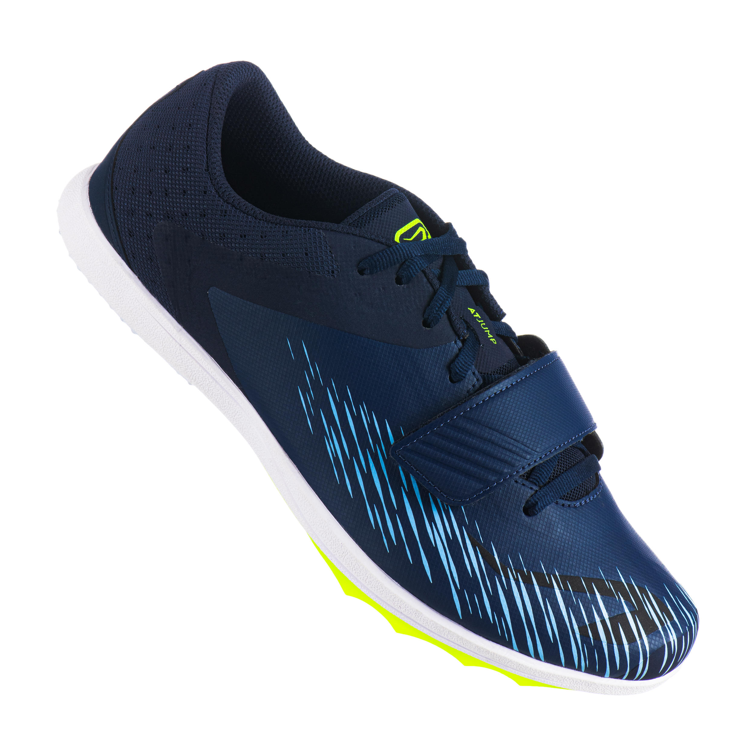 KALENJI AT JUMP ATHLETICS SPIKES - BLUE/YELLOW