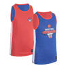 Boys'/Girls' Intermediate Reversible Basketball Jersey T500R - Pink/Blue Playg