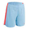 Basketballshorts SH500 Kinder blau/rosa