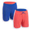 Basketball Wendeshorts SH500R Kinder blau