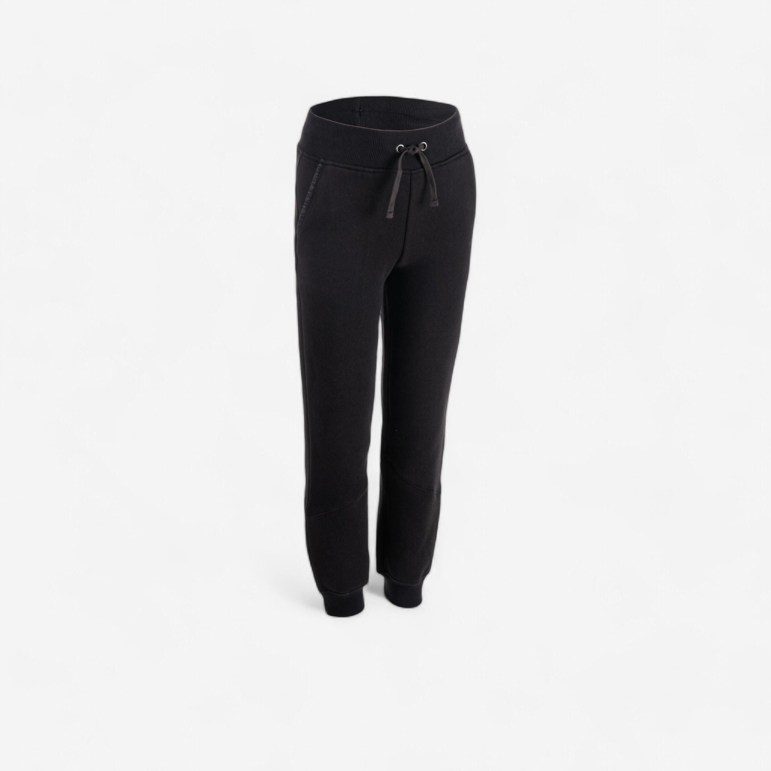 black tracksuit bottoms girl
